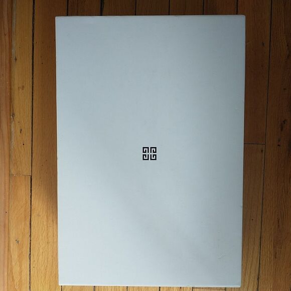 Givenchy Shoe Gift Box Empty White Black Logo 14x10x5.3" Used*READ - Picture 11 of 16